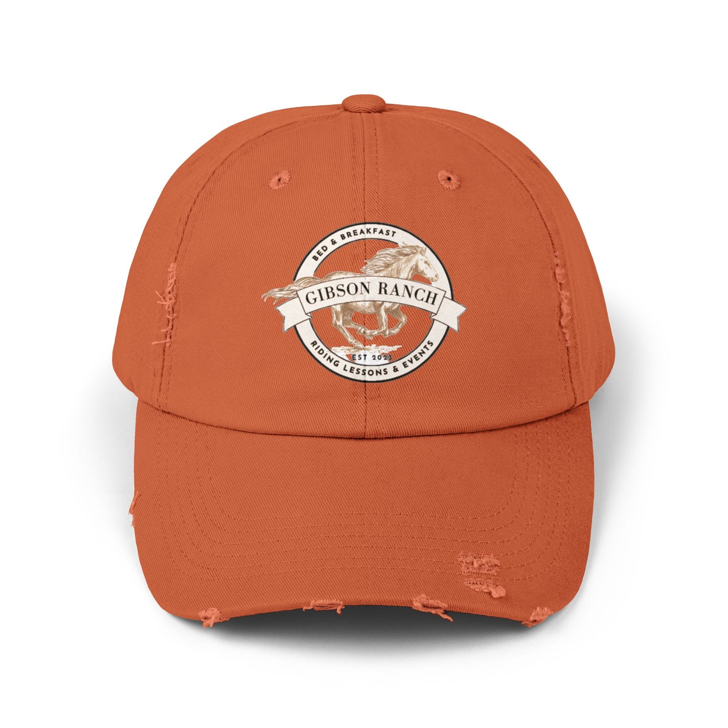 Gibson Ranch Unisex Distressed Cap