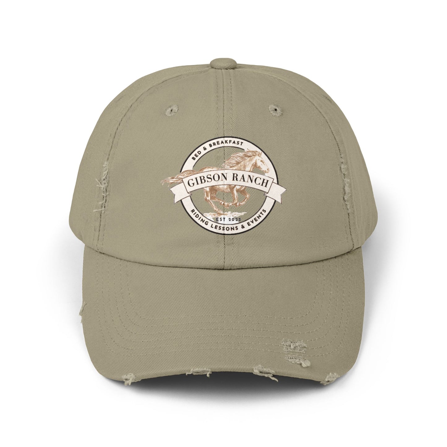 Gibson Ranch Unisex Distressed Cap