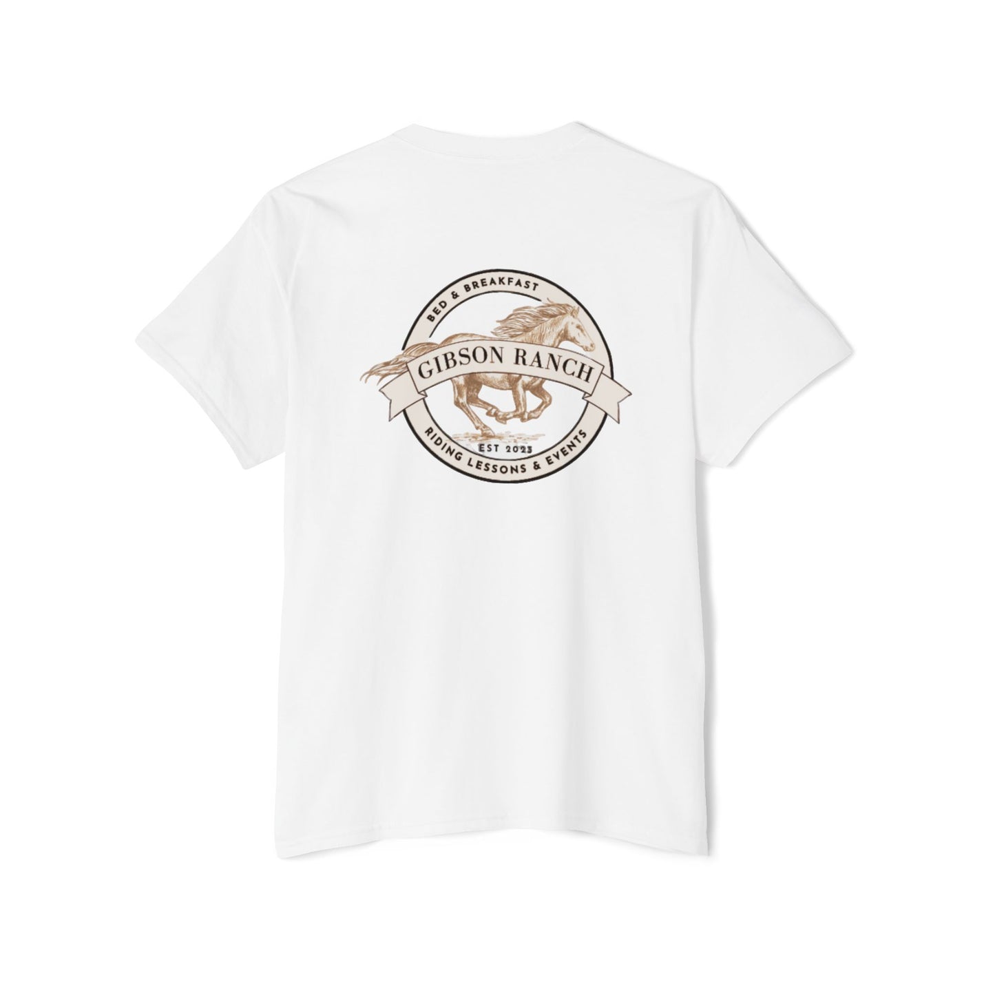 Gibson Ranch Unisex Heavy Cotton Pocket Tee