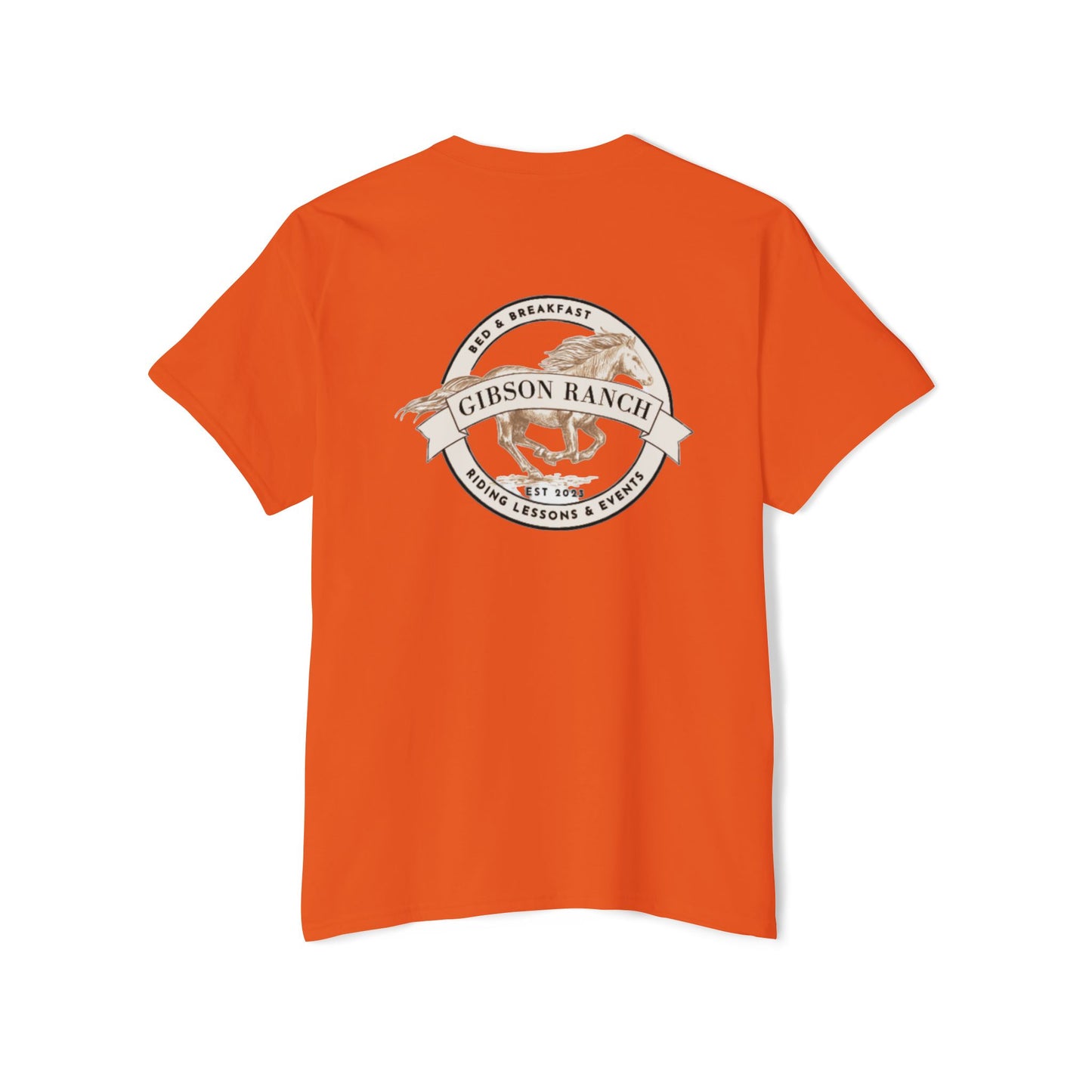 Gibson Ranch Unisex Heavy Cotton Pocket Tee