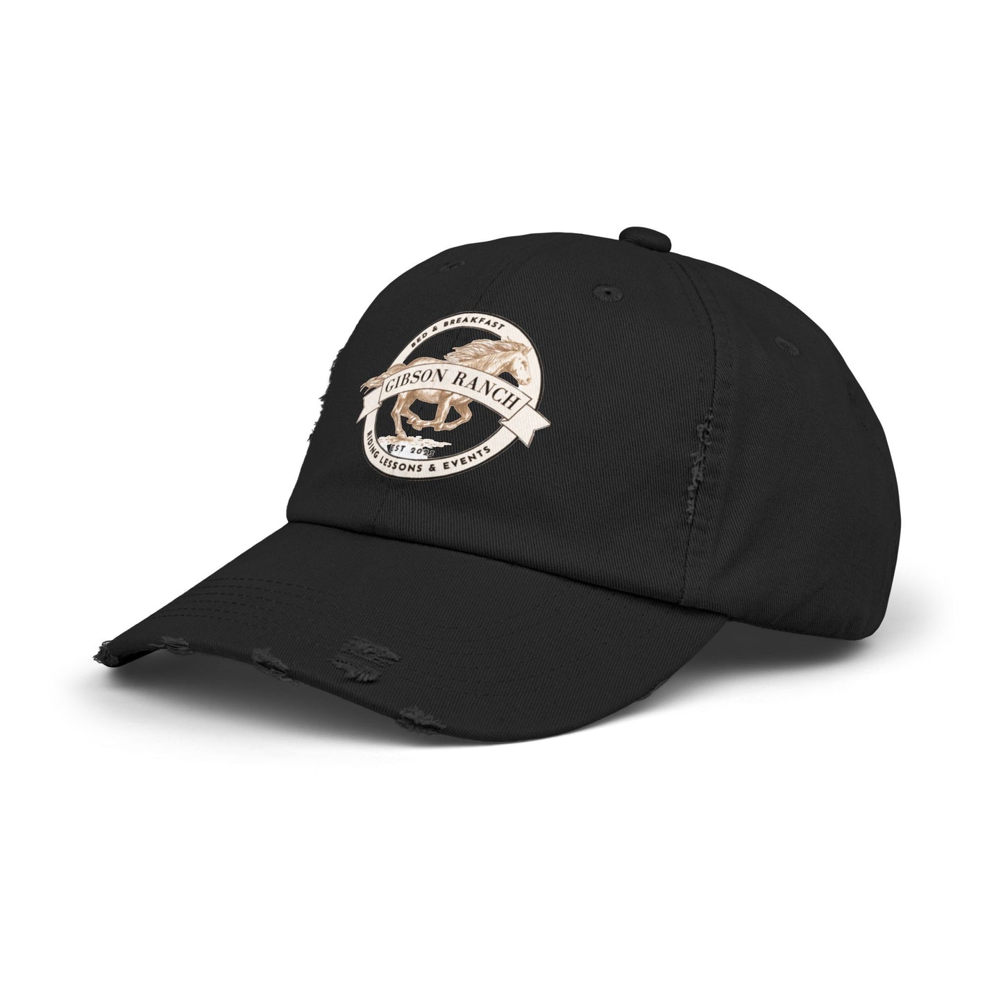 Gibson Ranch Unisex Distressed Cap