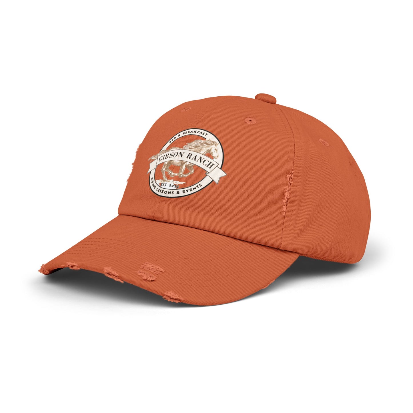Gibson Ranch Unisex Distressed Cap