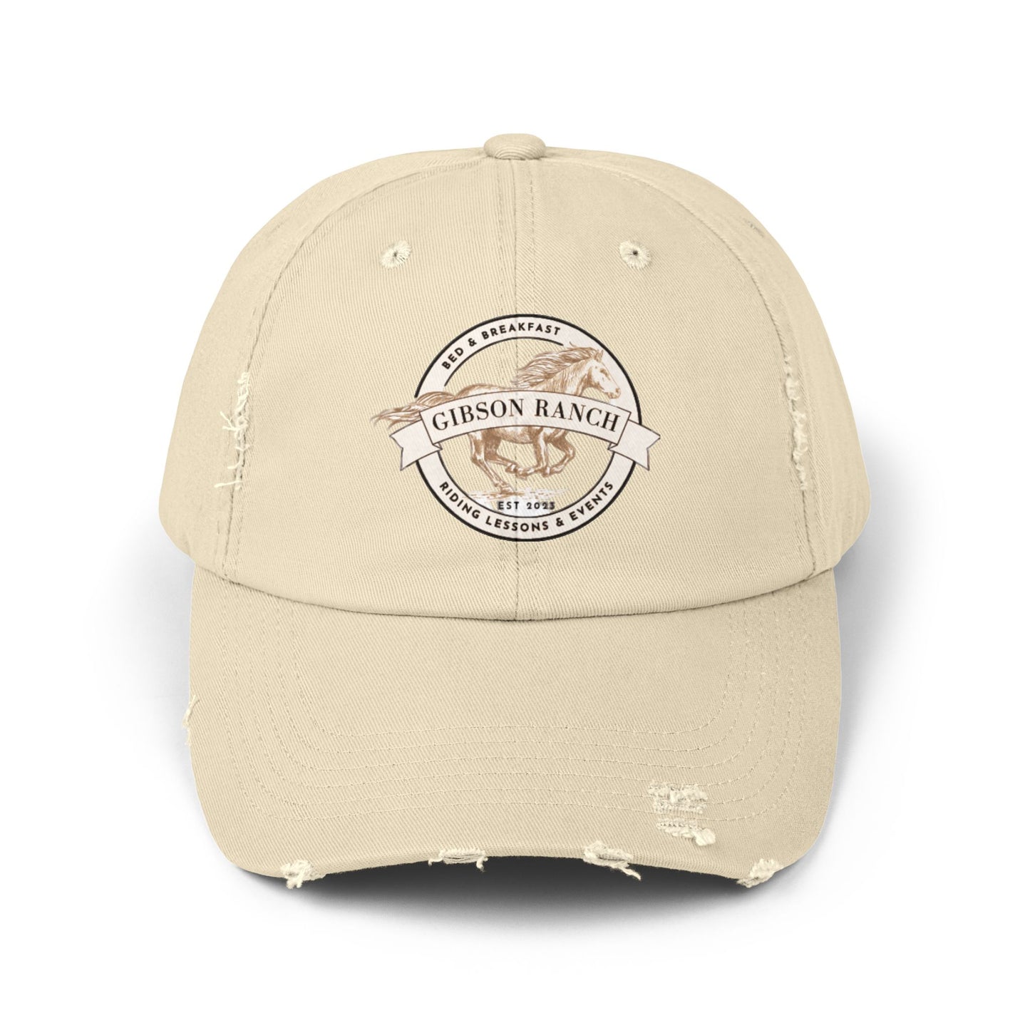Gibson Ranch Unisex Distressed Cap