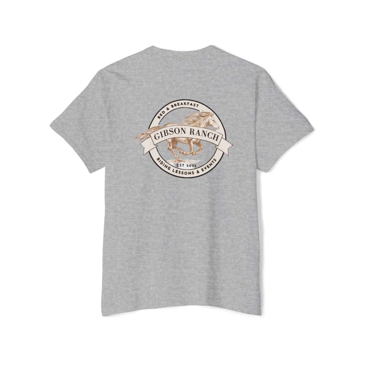 Gibson Ranch Unisex Heavy Cotton Pocket Tee