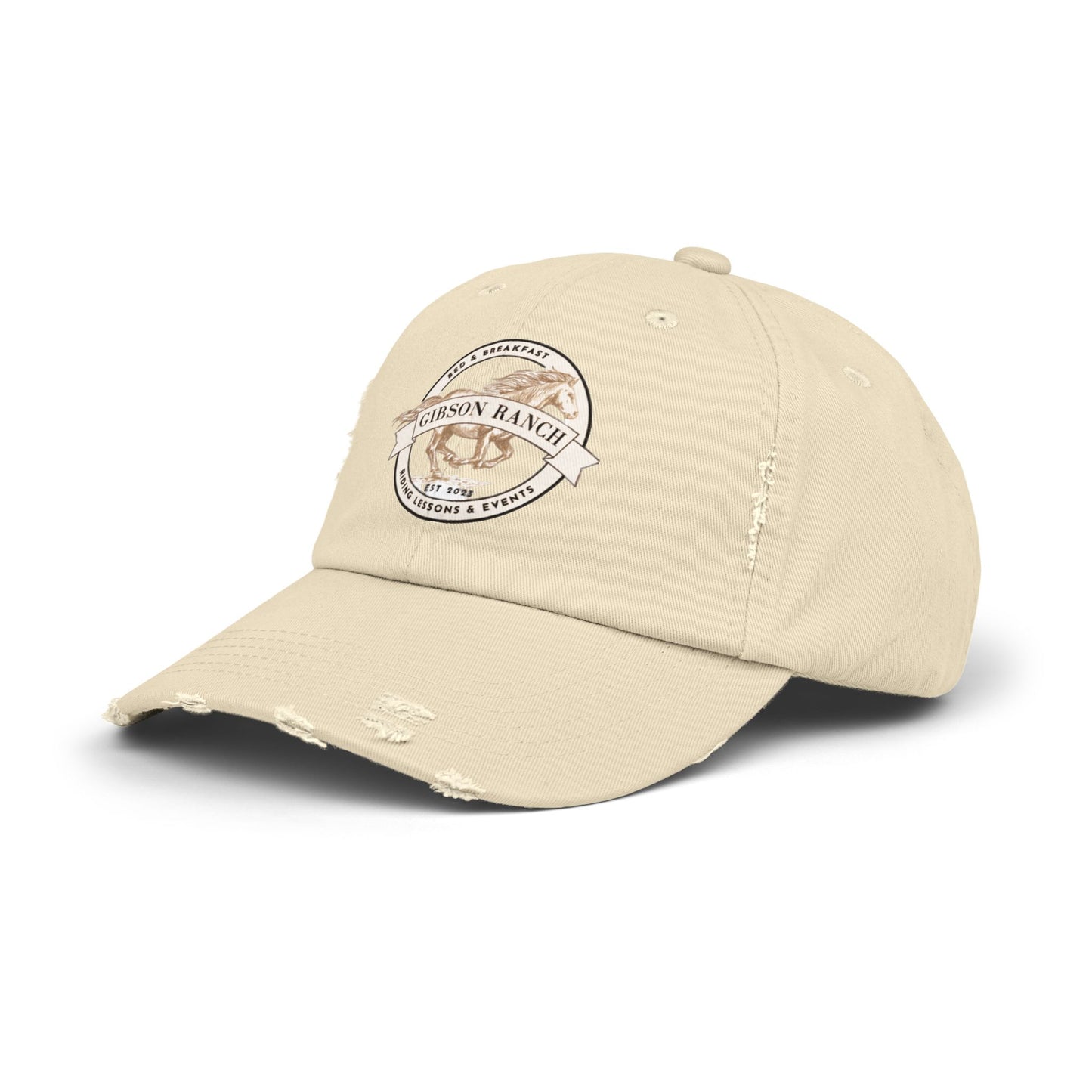 Gibson Ranch Unisex Distressed Cap